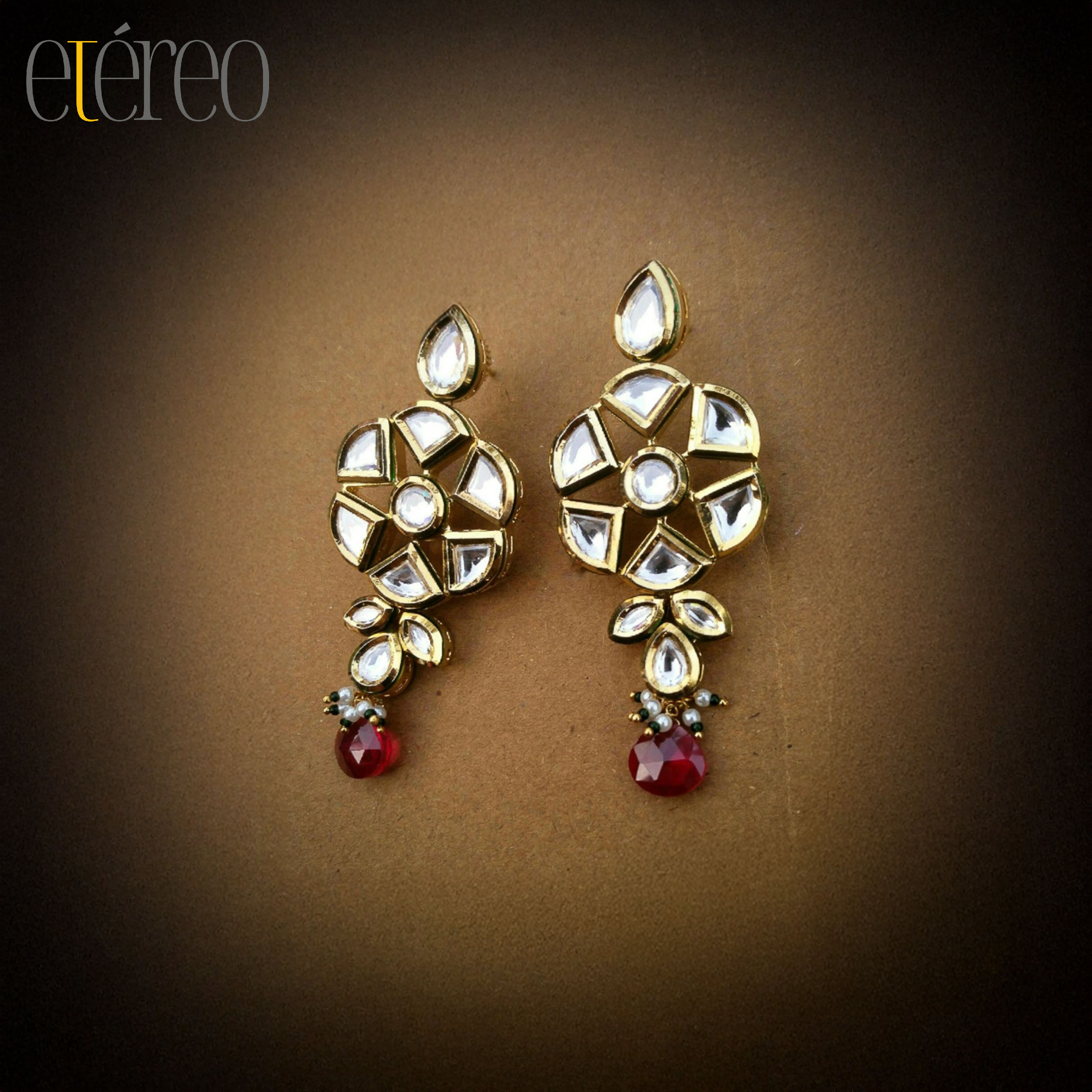 ER2006-Kundan round earrings ER2006-Kundan round earrings